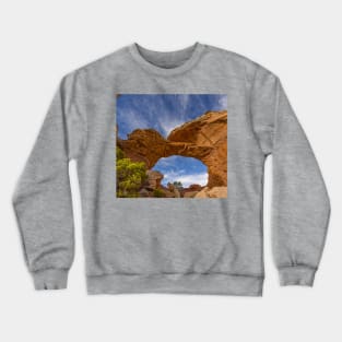 Looking Up Through Broken Arch, Utah Crewneck Sweatshirt